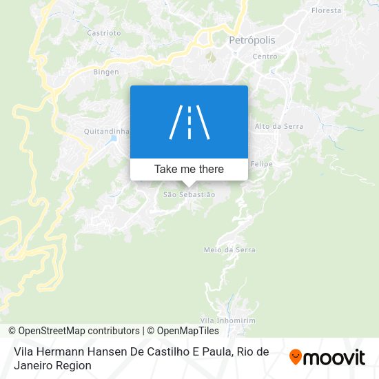 Vila Hermann Hansen De Castilho E Paula map