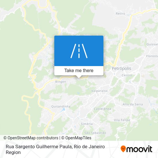 Rua Sargento Guilherme Paula map
