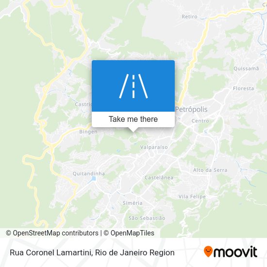 Rua Coronel Lamartini map
