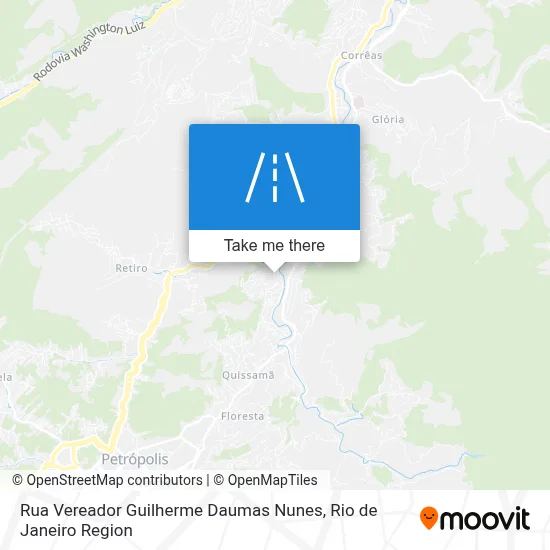 Rua Vereador Guilherme Daumas Nunes map