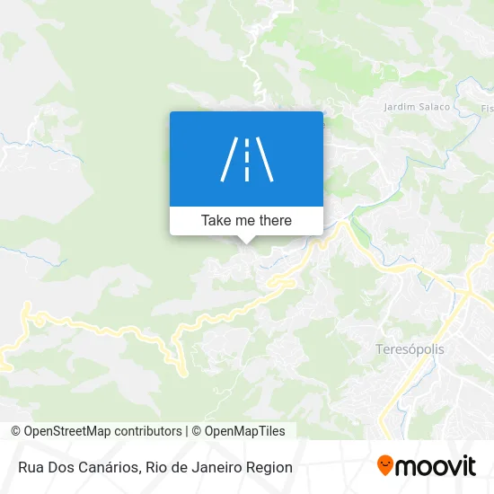 Rua Dos Canários map