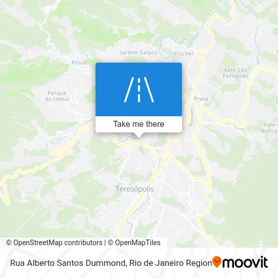 Rua Alberto Santos Dummond map