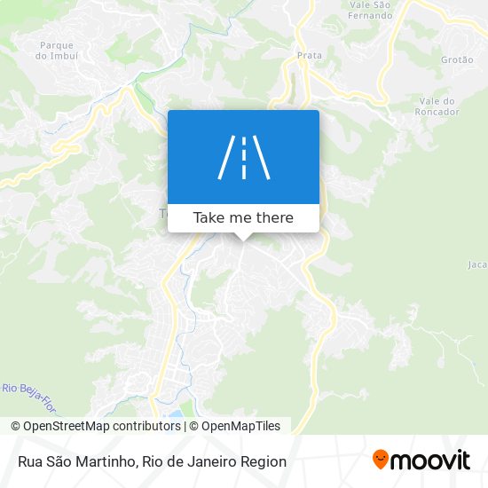 Rua São Martinho map