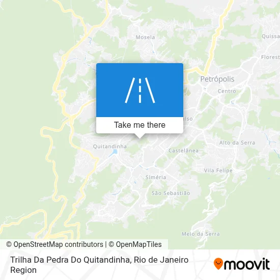 Trilha Da Pedra Do Quitandinha map