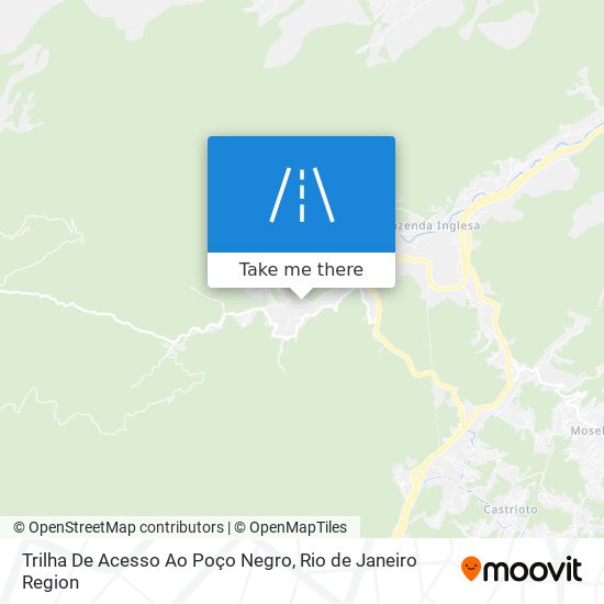 Trilha De Acesso Ao Poço Negro map