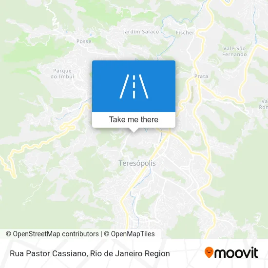 Rua Pastor Cassiano map