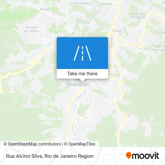 Rua Alcino Silva map
