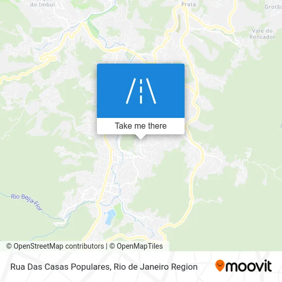 Rua Das Casas Populares map