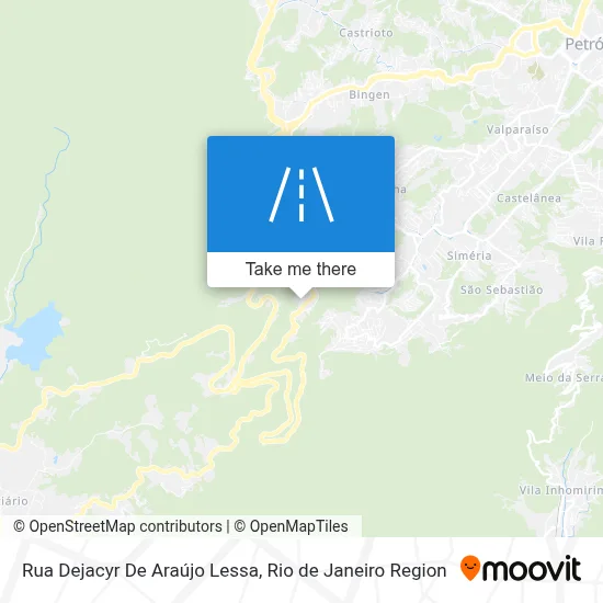 Rua Dejacyr De Araújo Lessa map
