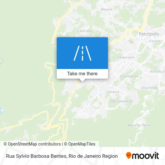 Rua Sylvio Barbosa Bentes map