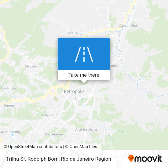 Trilha Sr. Rodolph Born map