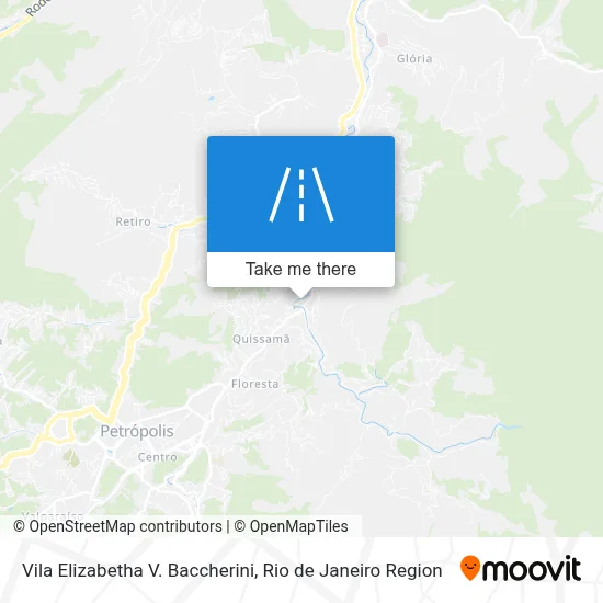 Vila Elizabetha V. Baccherini map