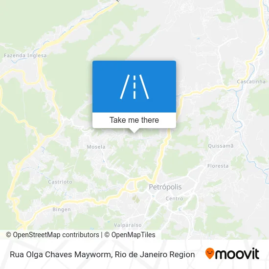 Rua Olga Chaves Mayworm map