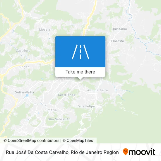 Rua José Da Costa Carvalho map