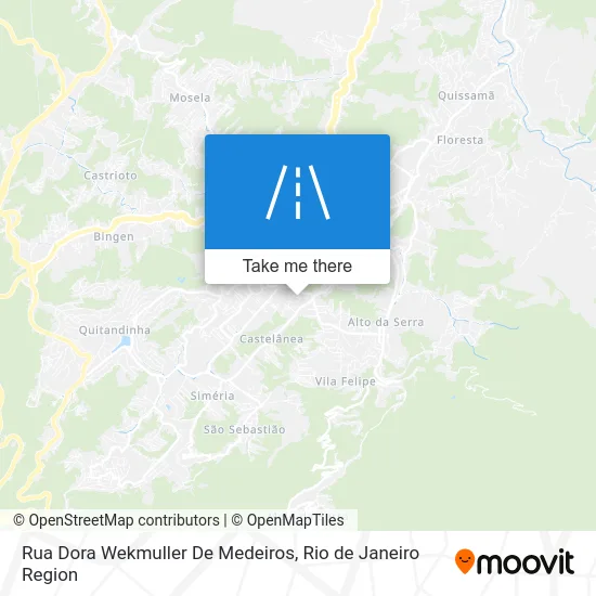 Rua Dora Wekmuller De Medeiros map