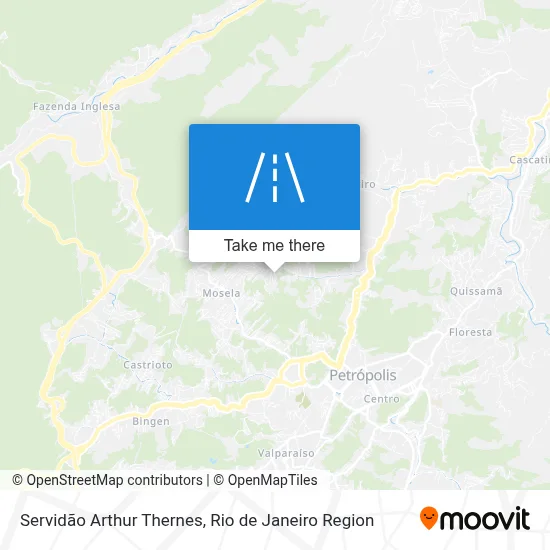 Servidão Arthur Thernes map
