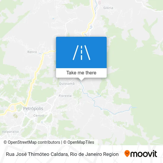 Rua José Thimóteo Caldara map