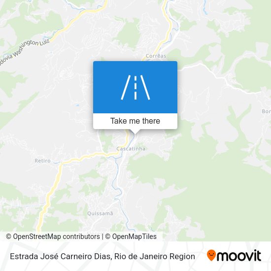 Estrada José Carneiro Dias map
