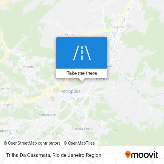 Trilha Da Casamata map