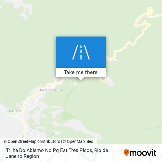 Trilha Do Abismo No Pq Est Tres Picos map