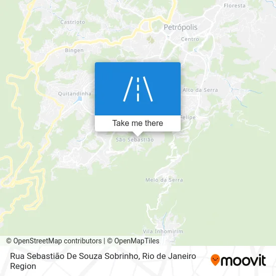 Rua Sebastião De Souza Sobrinho map
