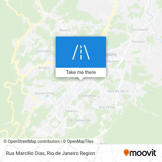 Rua Marcílio Dias map