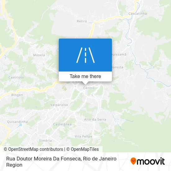 Rua Doutor Moreira Da Fonseca map