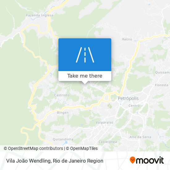 Mapa Vila João Wendling