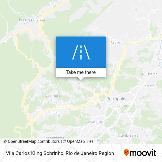 Vila Carlos Kling Sobrinho map
