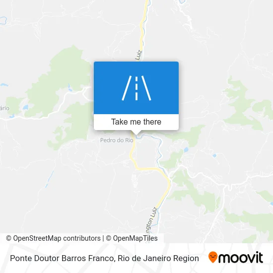 Ponte Doutor Barros Franco map