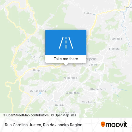 Rua Carolina Justen map