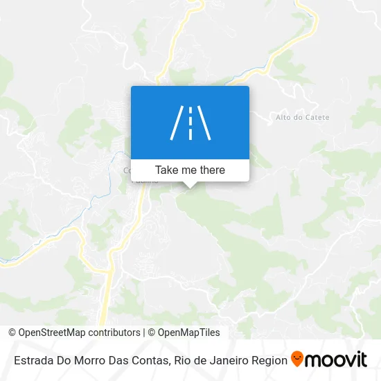 Estrada Do Morro Das Contas map