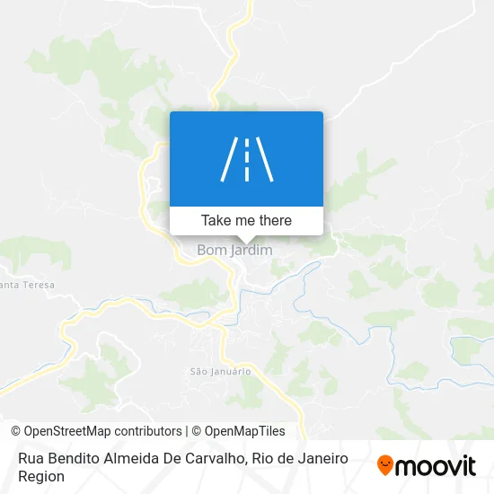 Rua Bendito Almeida De Carvalho map