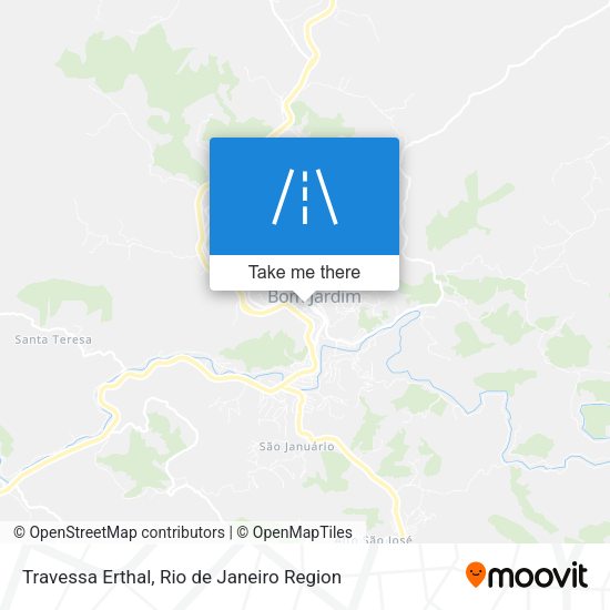 Travessa Erthal map
