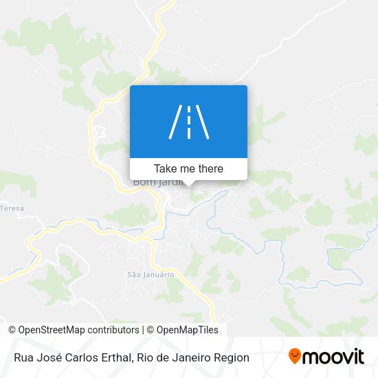Rua José Carlos Erthal map