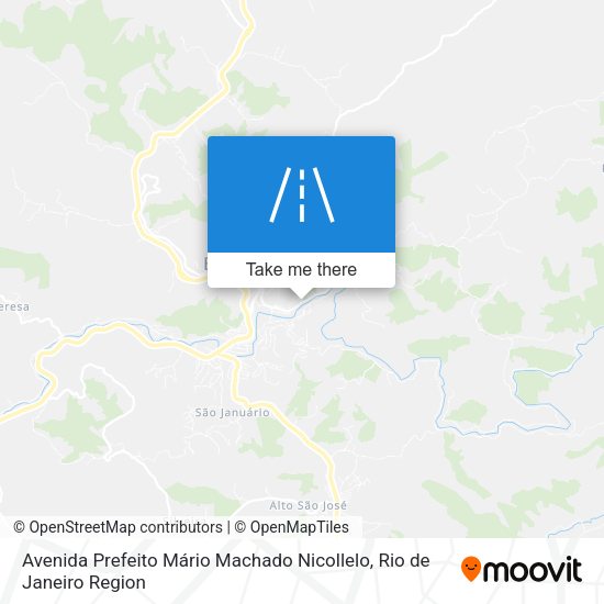 Avenida Prefeito Mário Machado Nicollelo map