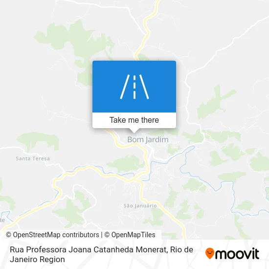 Rua Professora Joana Catanheda Monerat map
