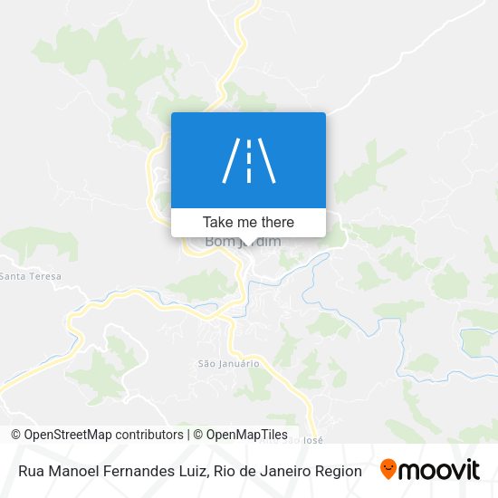 Rua Manoel Fernandes Luiz map