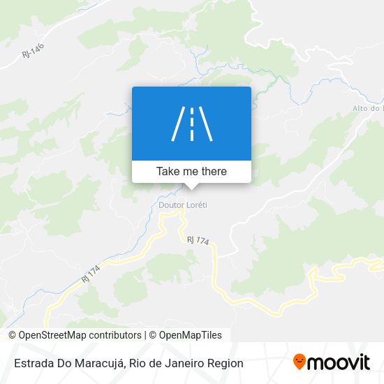 Estrada Do Maracujá map