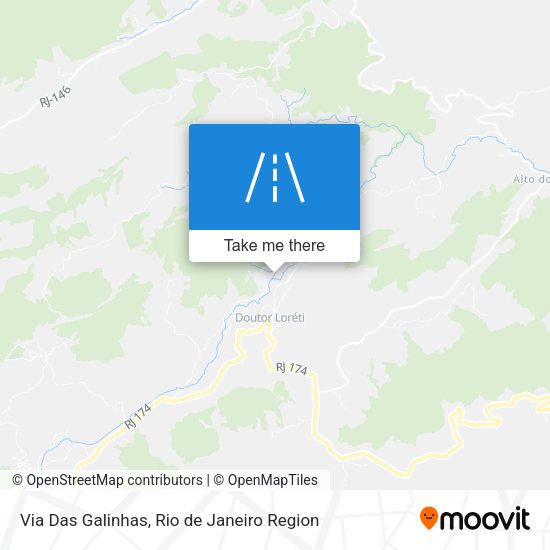 Via Das Galinhas map
