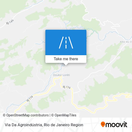 Via Da Agroindústria map