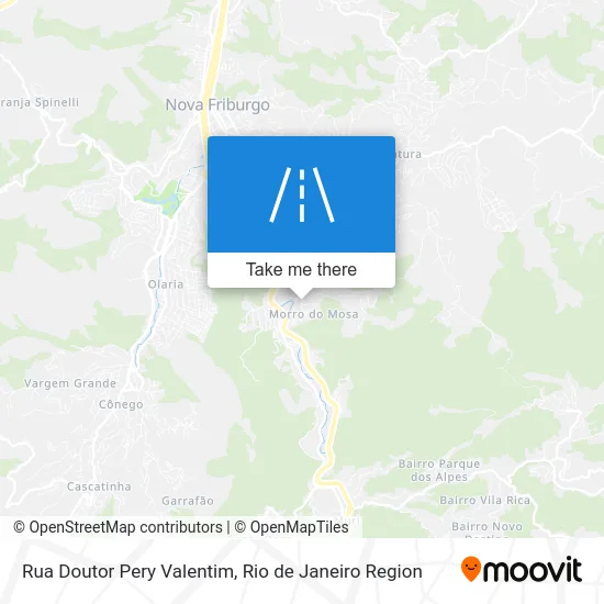 Rua Doutor Pery Valentim map
