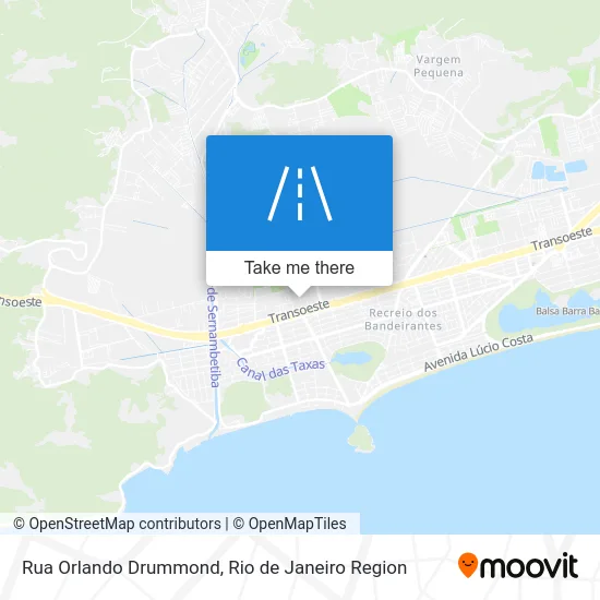 Rua Orlando Drummond map
