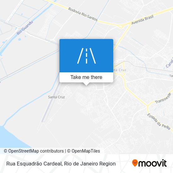 Rua Esquadrão Cardeal map