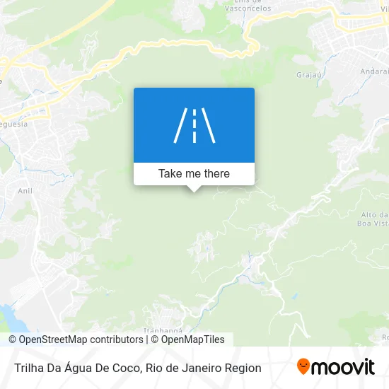 Trilha Da Água De Coco map