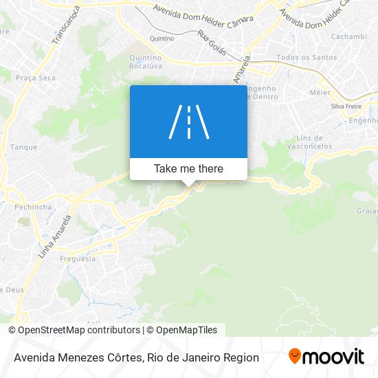 Mapa Avenida Menezes Côrtes