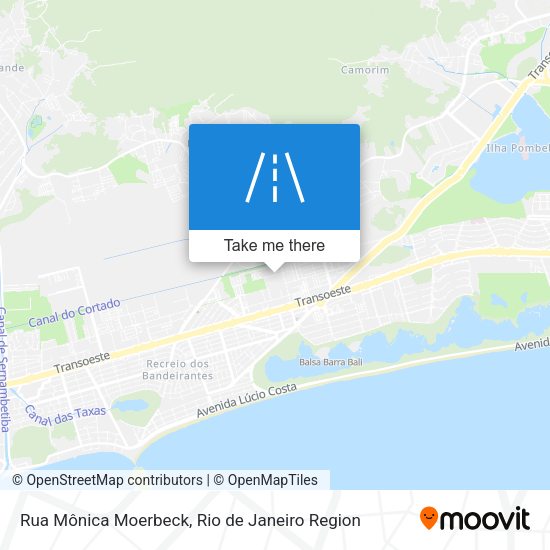 Rua Mônica Moerbeck map