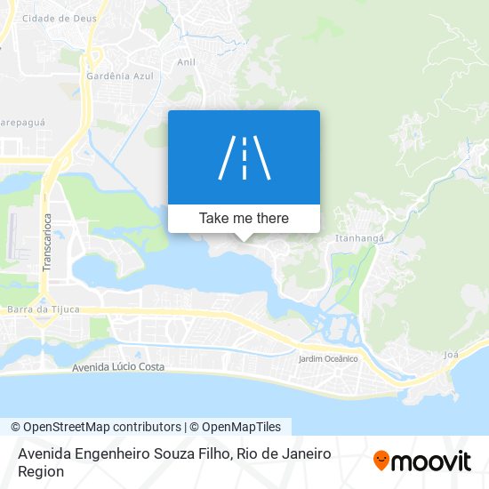Mapa Avenida Engenheiro Souza Filho