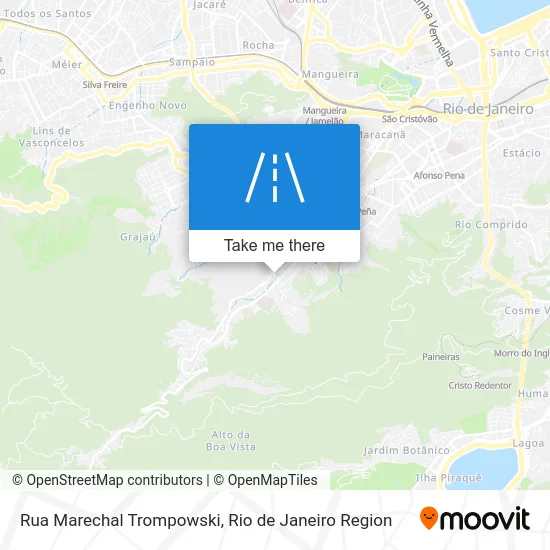 Rua Marechal Trompowski map