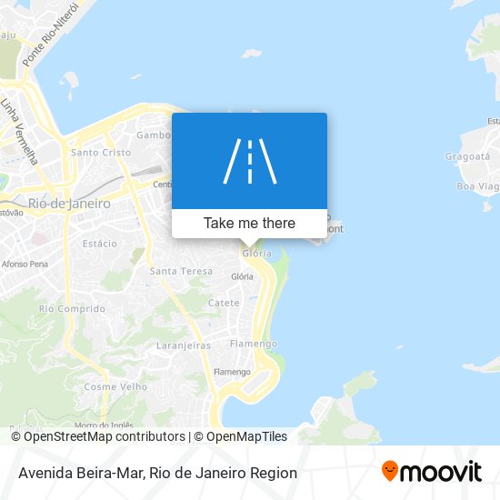 Mapa Avenida Beira-Mar